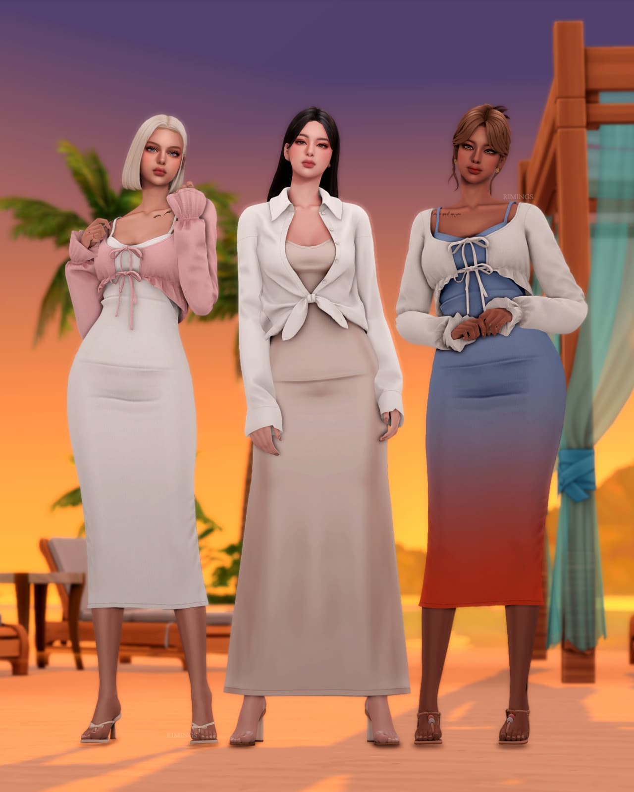Галерея мода Сет одежды Sunset Beach #1